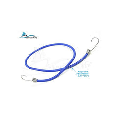 Marine City Blue Bungee Cord with Stainless-Steel Hook-32 inch
