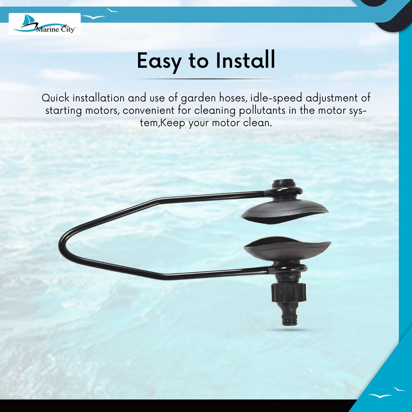 Marine City Universal Motor Flusher Engine Ear Muffs – Round Cup, Durable