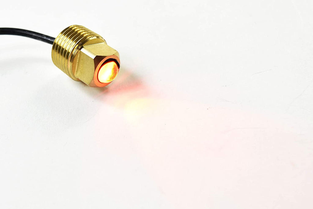 MARINE CITY Brass Drain Plug LED Light Screw Drain Plug Hole