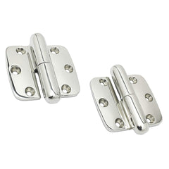 Marine City 316 Stainless Steel Marine Heavy-Duty Removable Hinges for Boat Yacht Doors, Motor Box,RV A Set (1Left 1Right)