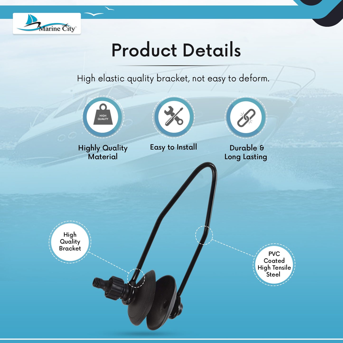 Marine City Universal Motor Flusher Engine Ear Muffs – Round Cup, Durable